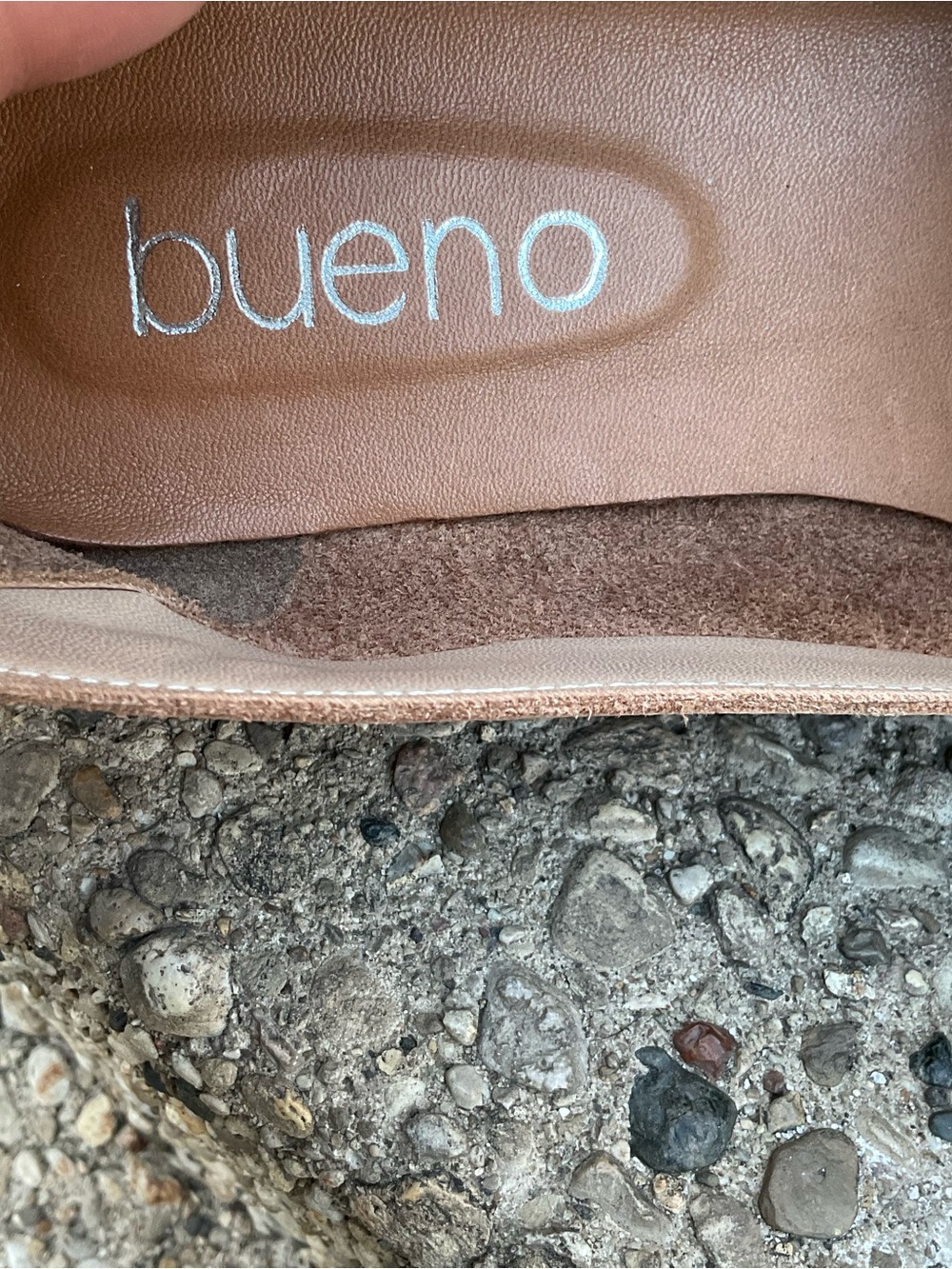 Bueno Blazey Pointed Toe Flat Loafers Size 40 Taupe Minimalist Casual Neutral - Picture 7 of 11